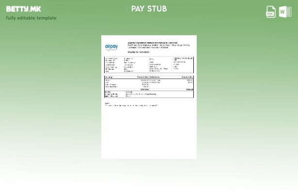 Модерен стил, шаблон за уплатници за услуги за плаќање со авион